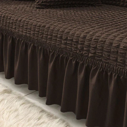 BUBBLE SOFA COVER - Brown