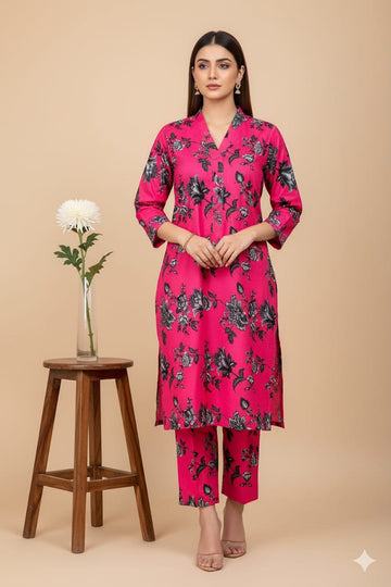 2pc Polo Cotton Unsititched suit -415