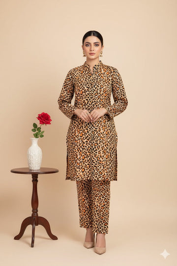 2pc Polo Cotton Unsititched suit -400