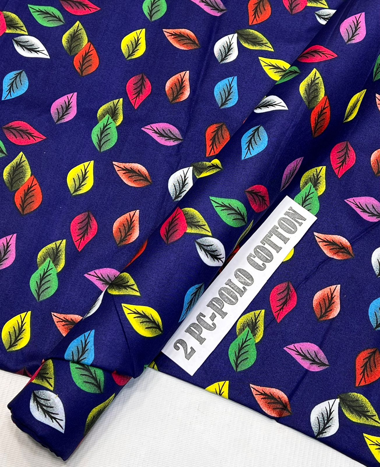 2pc Polo Cotton Unsititched suit -493