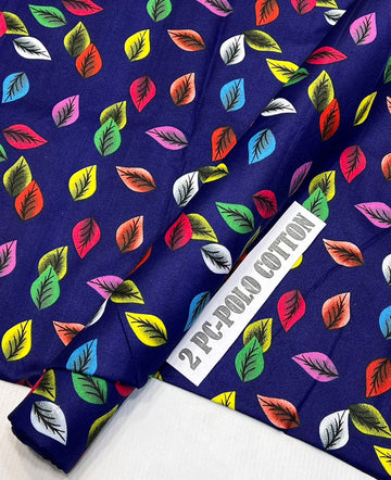 2pc Polo Cotton Unsititched suit -493