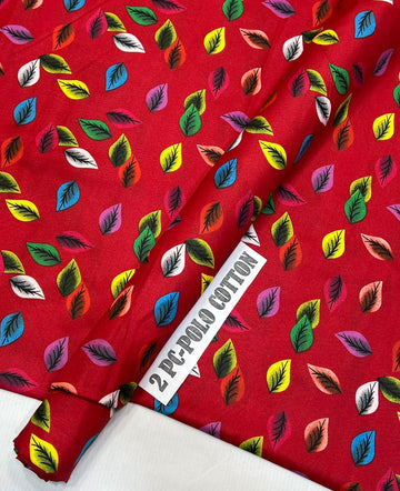 2pc Polo Cotton Unsititched suit -492