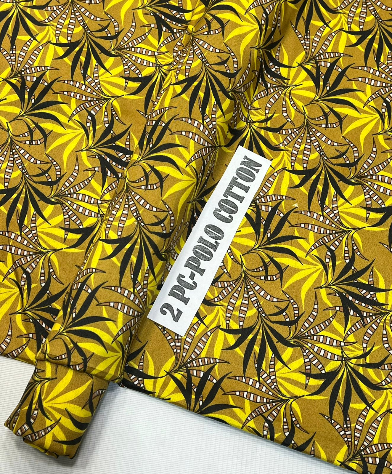 2pc Polo Cotton Unsititched suit -530