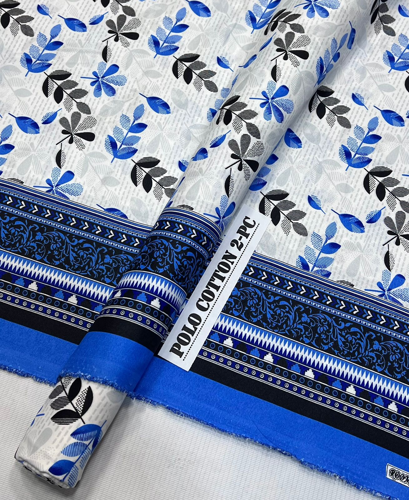 2pc Polo Cotton Unsititched suit -553