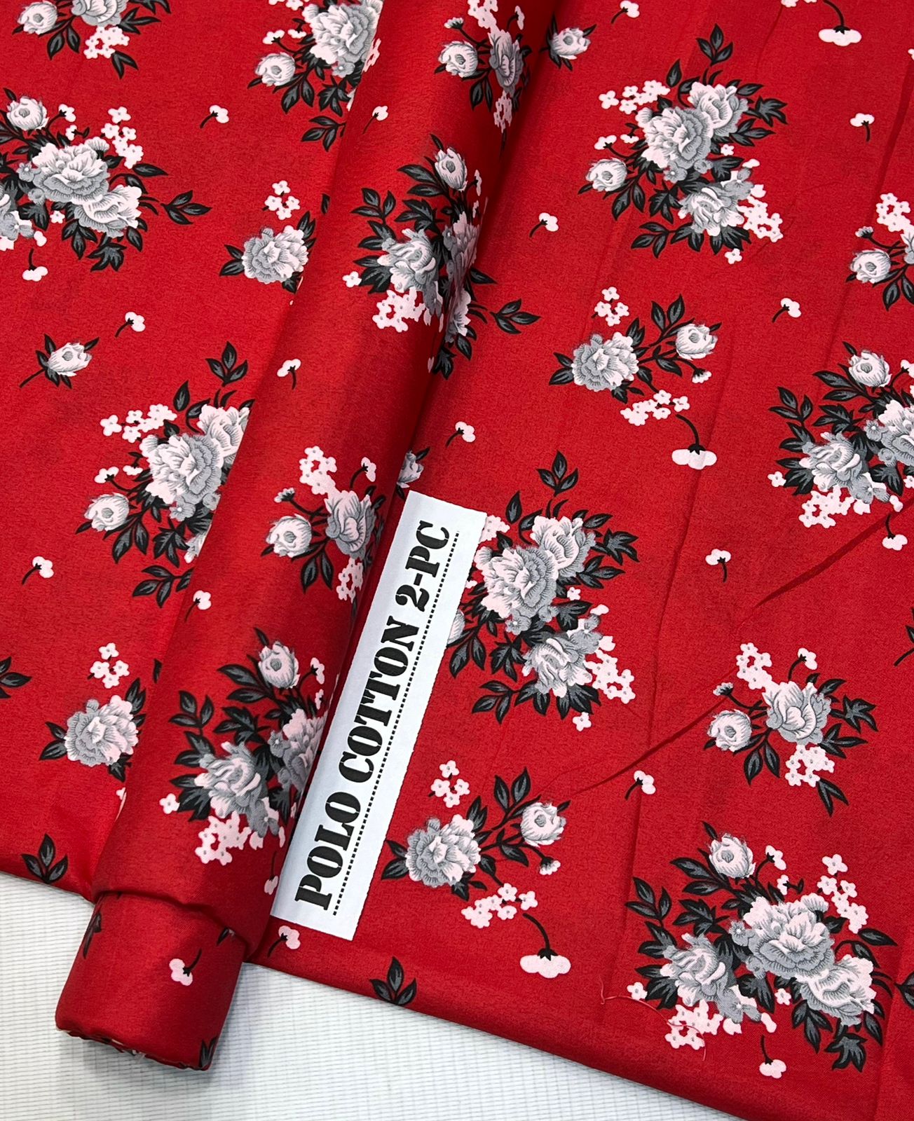 2pc Polo Cotton Unsititched suit -565