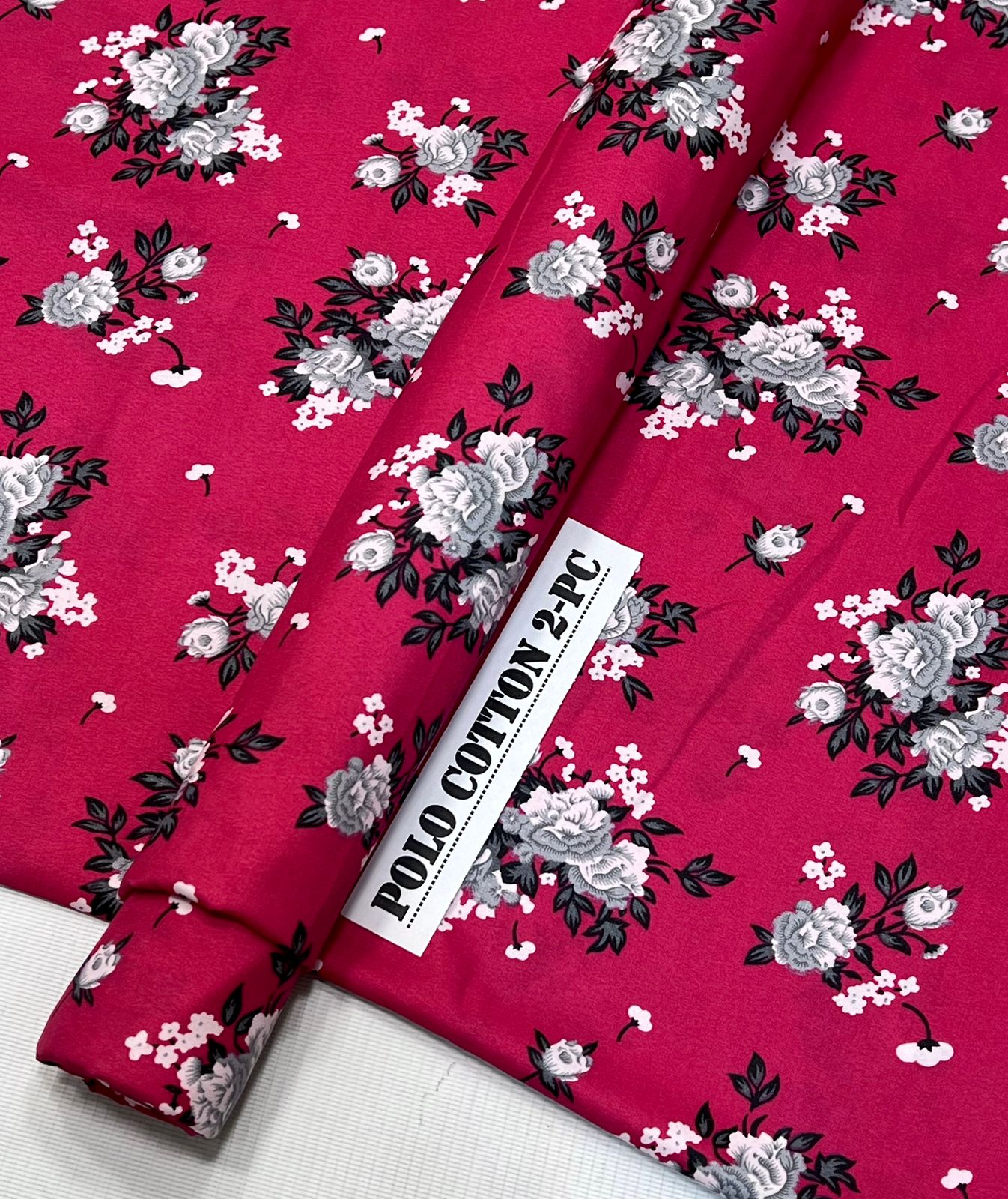 2pc Polo Cotton Unsititched suit -566