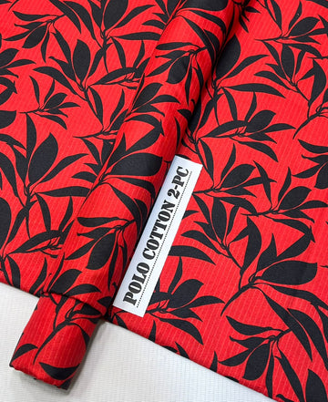 2pc Polo Cotton Unsititched suit -572