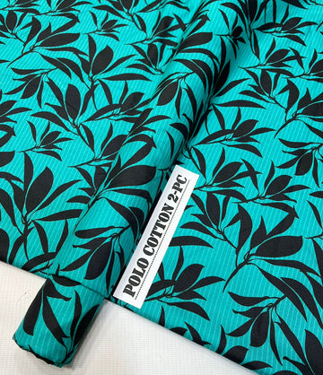 2pc Polo Cotton Unsititched suit -574