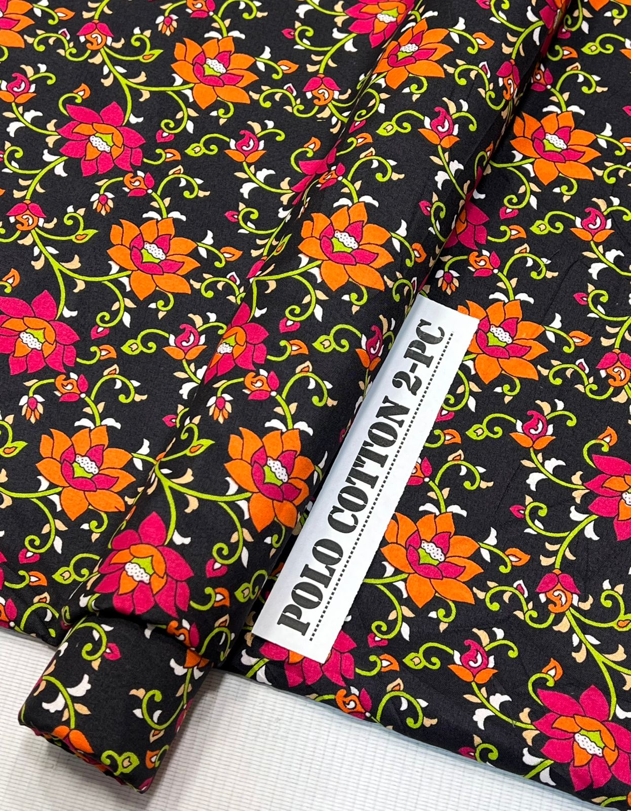 2pc Polo Cotton Unsititched suit -581