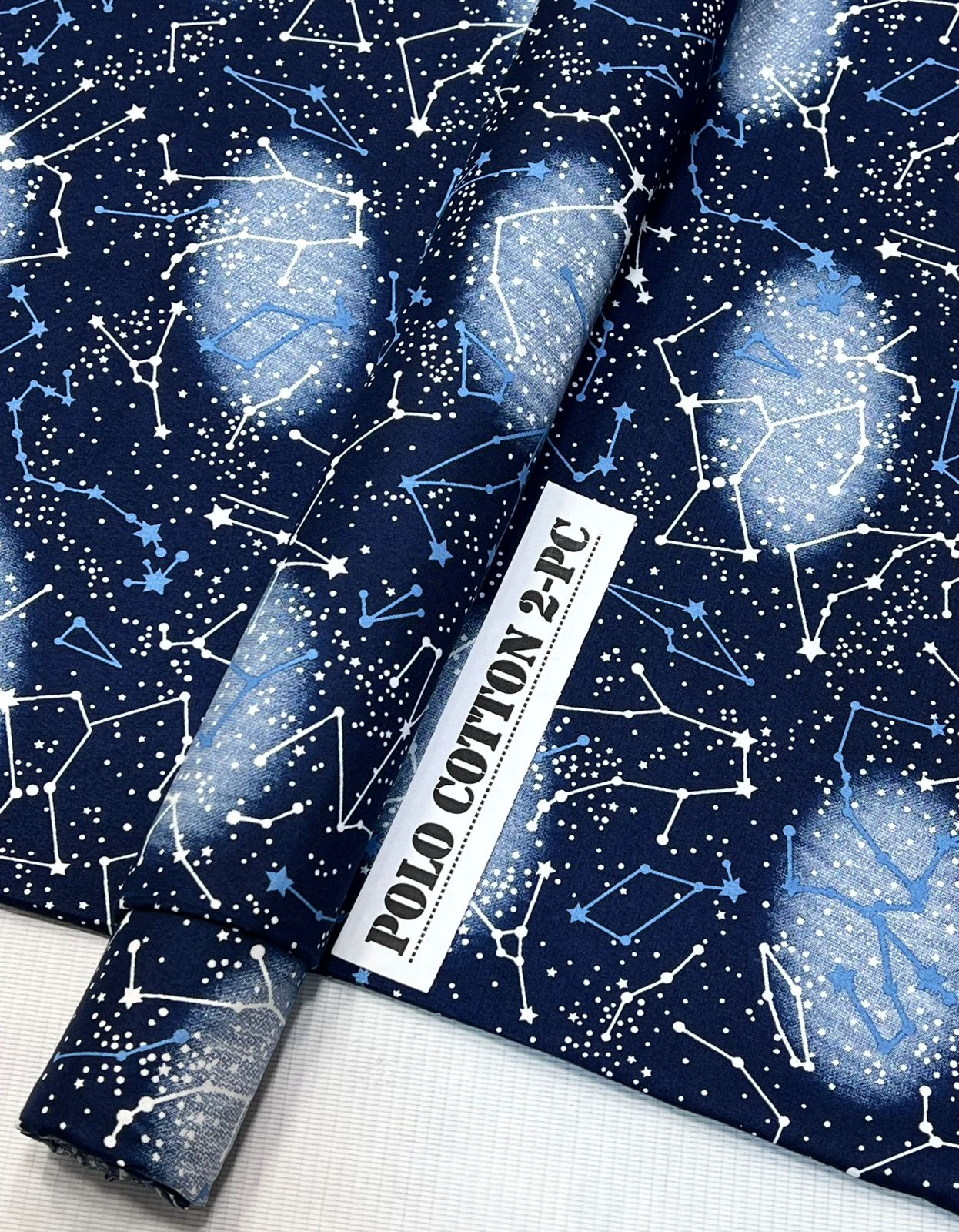 2pc Polo Cotton Unsititched suit -583