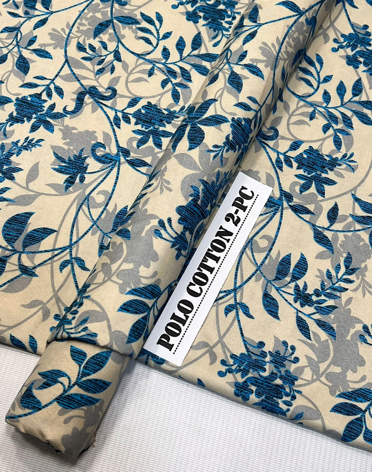 2pc Polo Cotton Unsititched suit -590